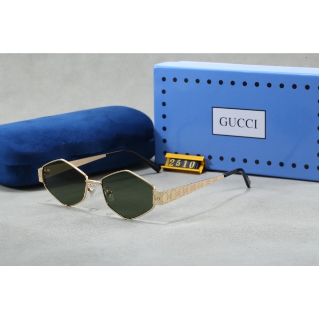 Diamond Shape Metal Frame Retro Luxury Glasses