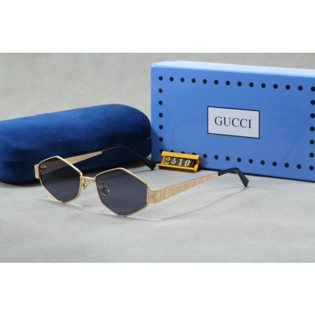 Diamond Shape Metal Frame Retro Luxury Glasses