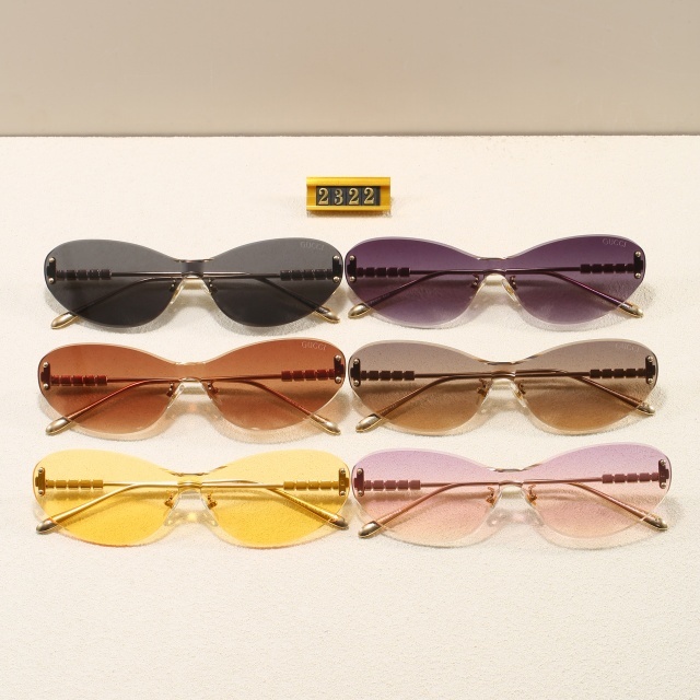 Oval Rimless Retro Luxury Glasses