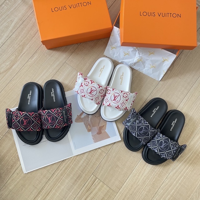 Fashion Printed Velcro Flat Slides