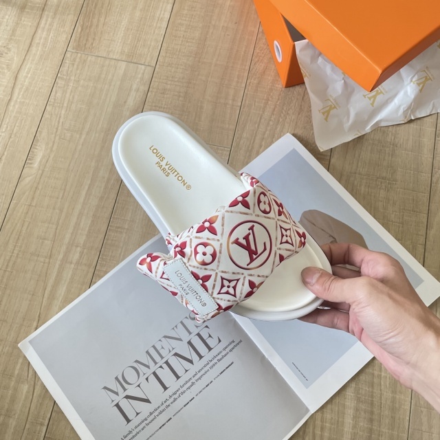 Fashion Printed Velcro Flat Slides
