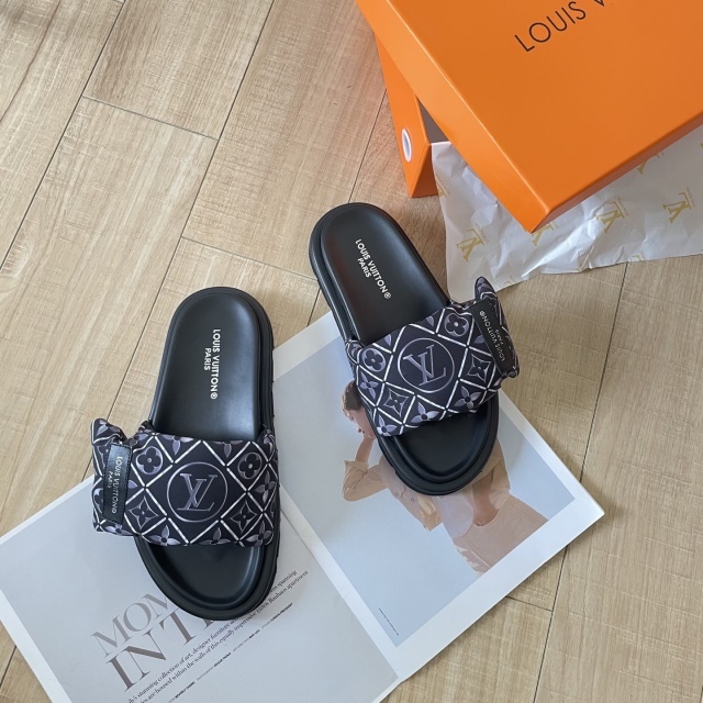 Fashion Printed Velcro Flat Slides