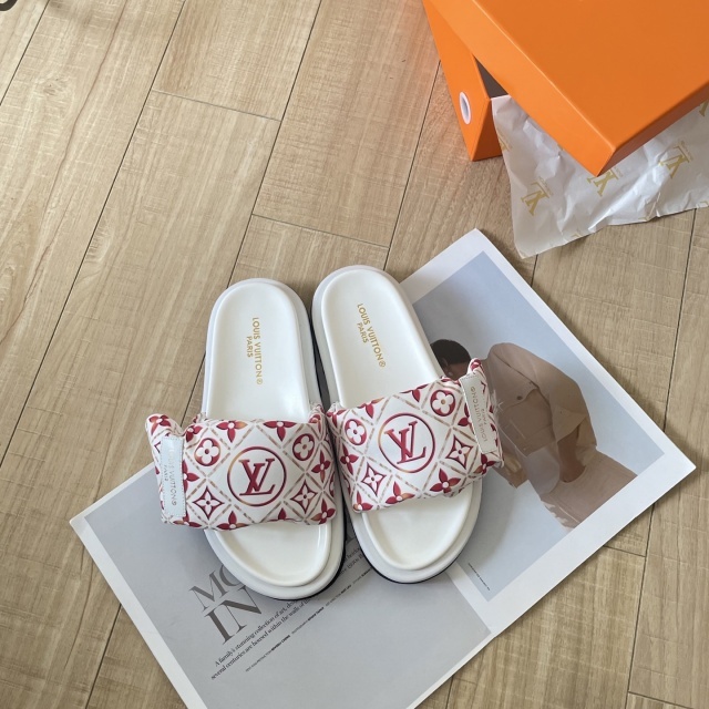 Fashion Printed Velcro Flat Slides