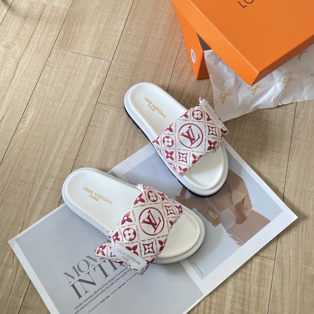 Fashion Printed Velcro Flat Slides