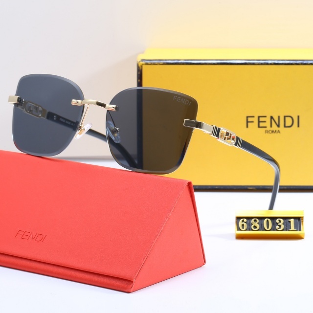 Square Frame Rimless Unisex Glasses