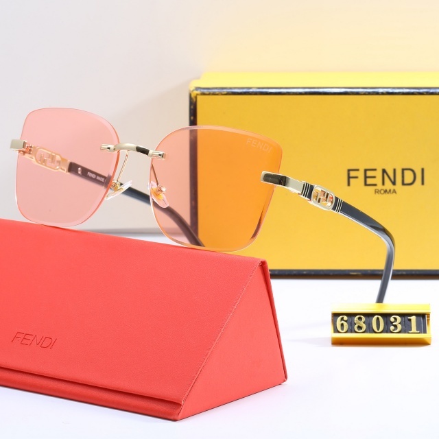 Square Frame Rimless Unisex Glasses