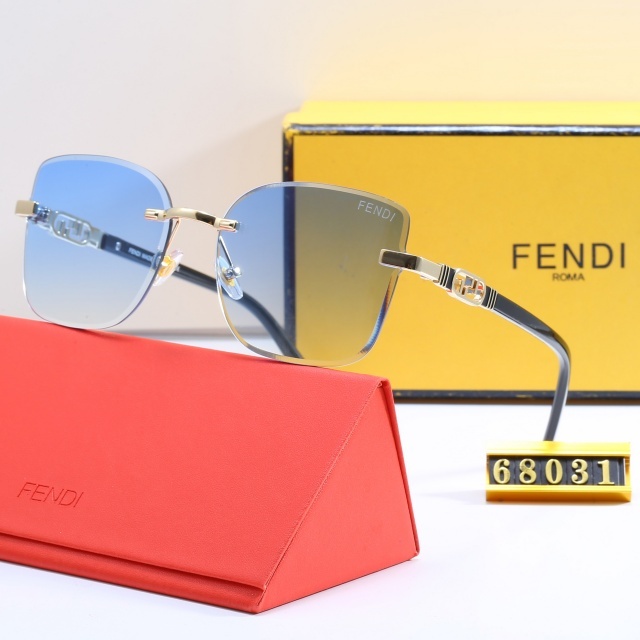 Square Frame Rimless Unisex Glasses