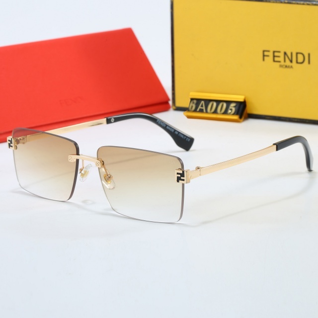 Gradient Lenses Large Frameless Luxury Glasses