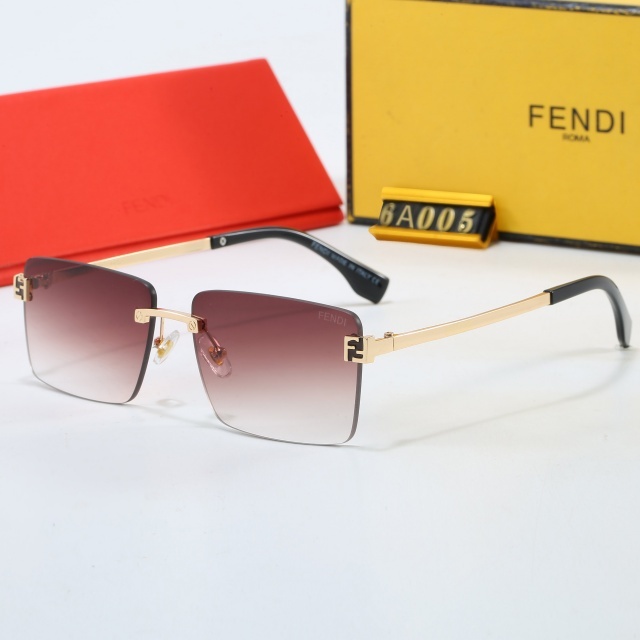 Gradient Lenses Large Frameless Luxury Glasses