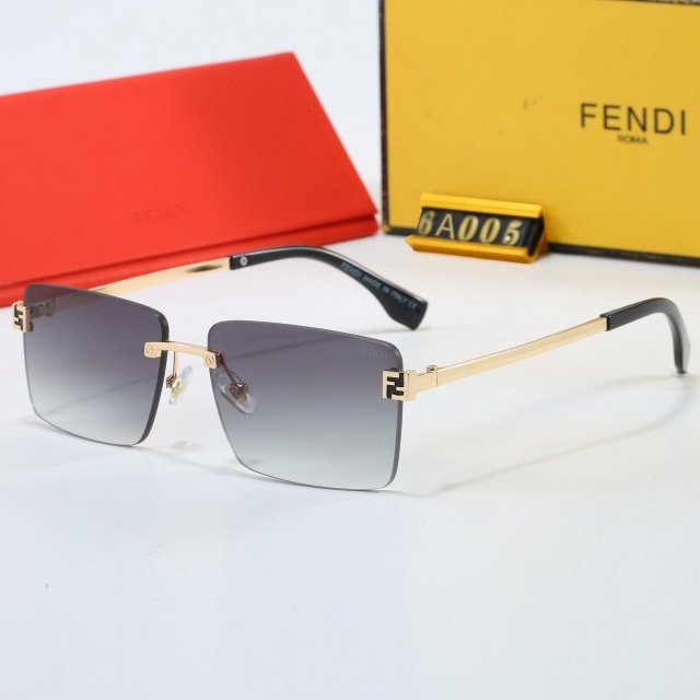 Gradient Lenses Large Frameless Luxury Glasses
