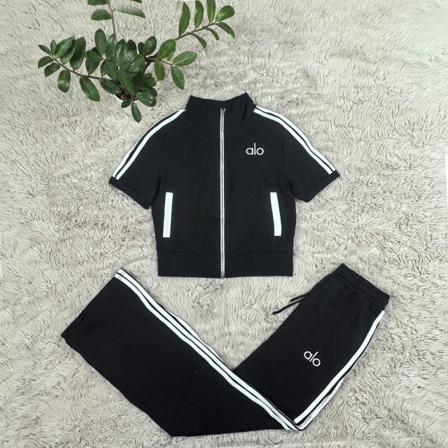 Fashion Embroidery Striped Fall Jogging Suit