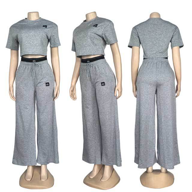 Fashion Short Sleeve Women Tracksuit Set