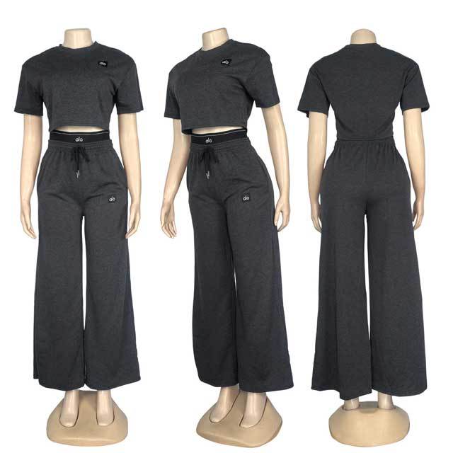 Fashion Short Sleeve Women Tracksuit Set