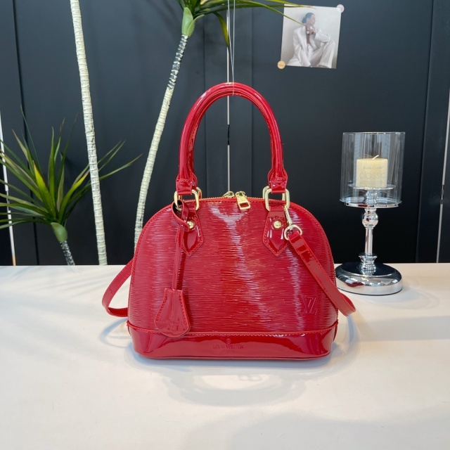Leather Fashion Rippled Crossbody Handbag