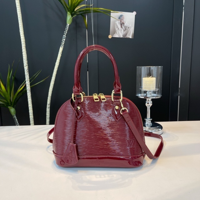 Leather Fashion Rippled Crossbody Handbag