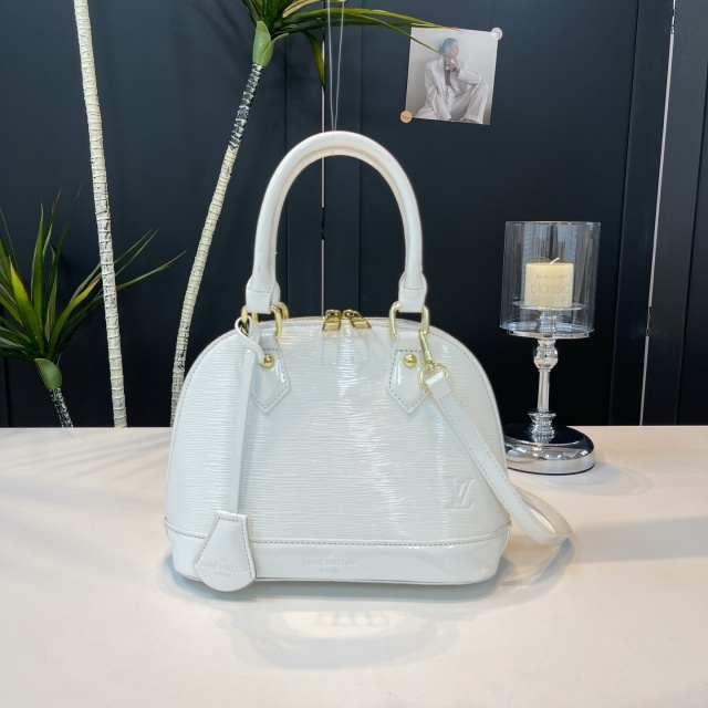 Leather Fashion Rippled Crossbody Handbag