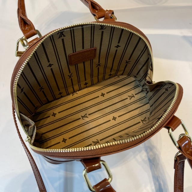 Leather Fashion Rippled Crossbody Handbag