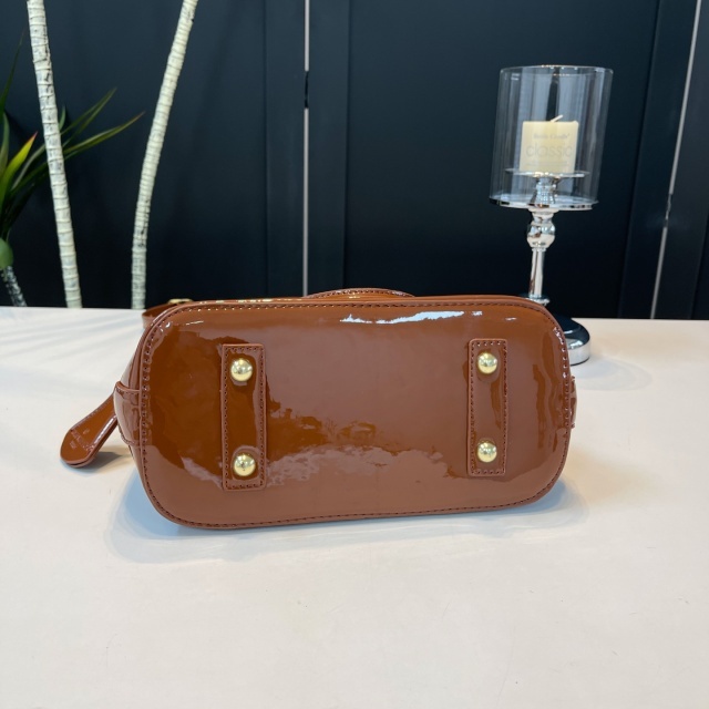 Leather Fashion Rippled Crossbody Handbag