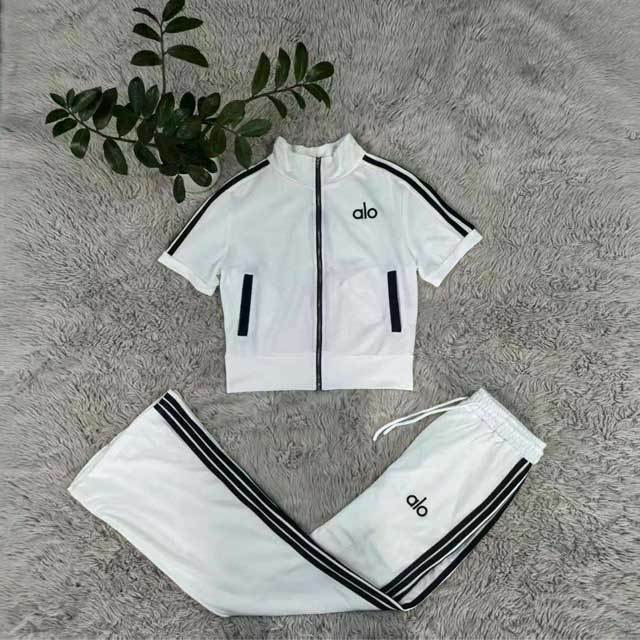 Fashion Embroidery Striped Fall Jogging Suit