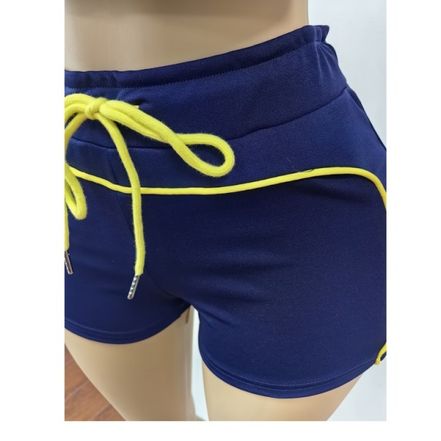 Color Block Jogging Short Set