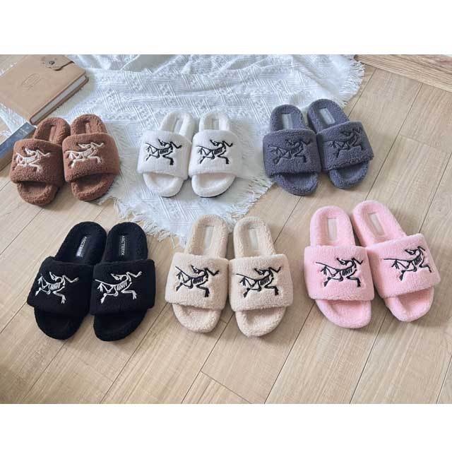 Luxury Fashion Furry Casual Slides
