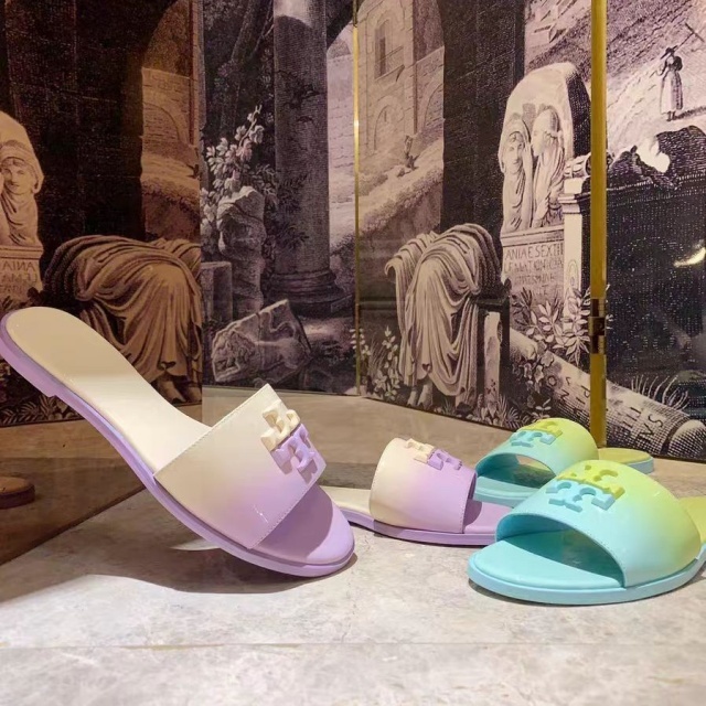 Fashion Gradient Women Flat Sandals