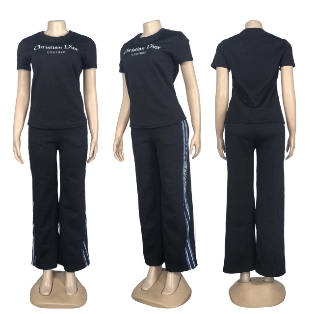 Jacquard Women Casual Tracksuit Set