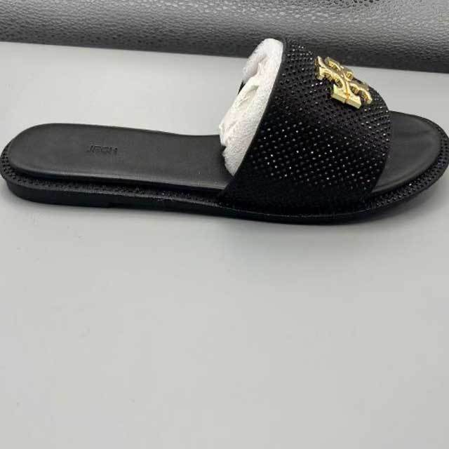 Rhinestones Luxury Fashion Women Flat Sandals