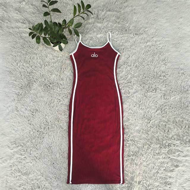 Embroidery Slit Sport Dress
