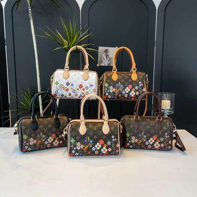 Floral Print Women Luxury Crossbody Handbag