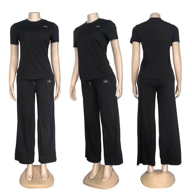 Embroidery Cotton Fashion Women Tracksuit Set