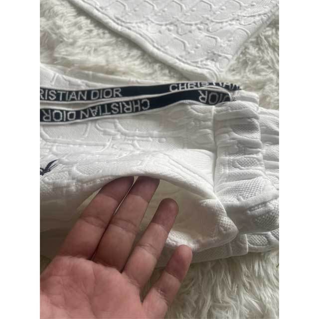 Embroidery Jacquard Short Sleeve Tracksuit Set