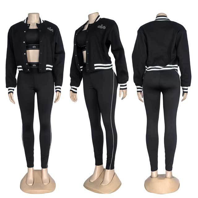 Fashion Embroidery Fall 3 Piece Set