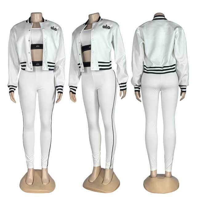 Fashion Embroidery Fall 3 Piece Set