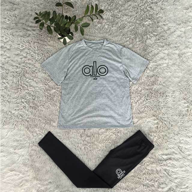 Short Sleeve Casual Yoga Pants Set