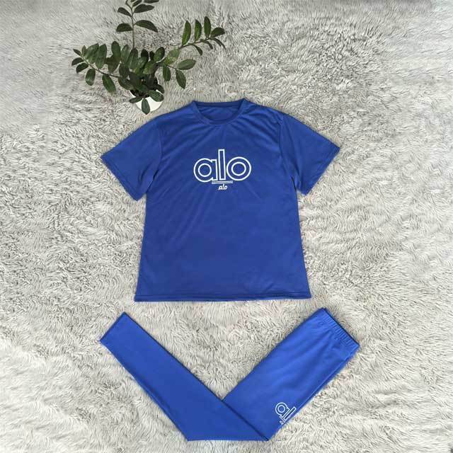 Short Sleeve Casual Yoga Pants Set