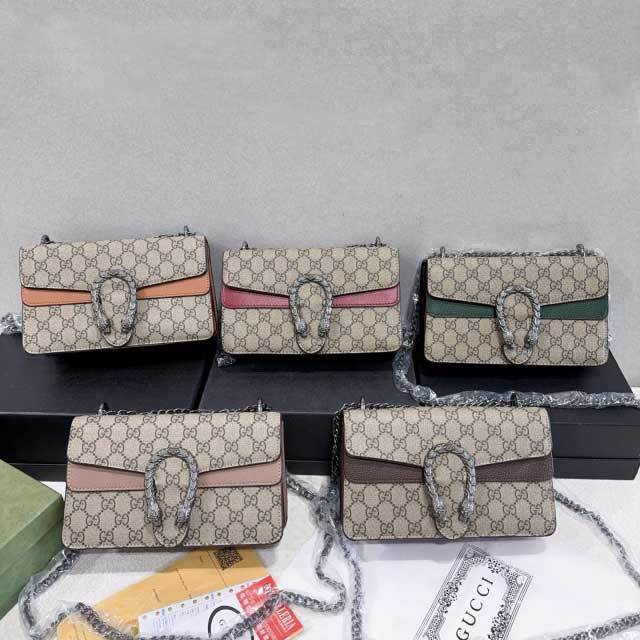 Chained Leather Fashion Ladies Messenger Bag