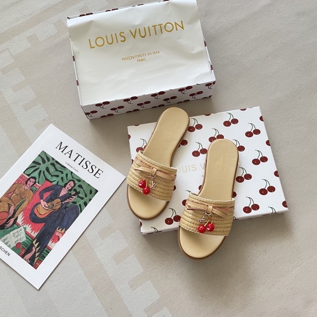 Fashion Cherry Women Casual Flat Sandals