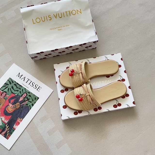 Fashion Cherry Women Casual Flat Sandals