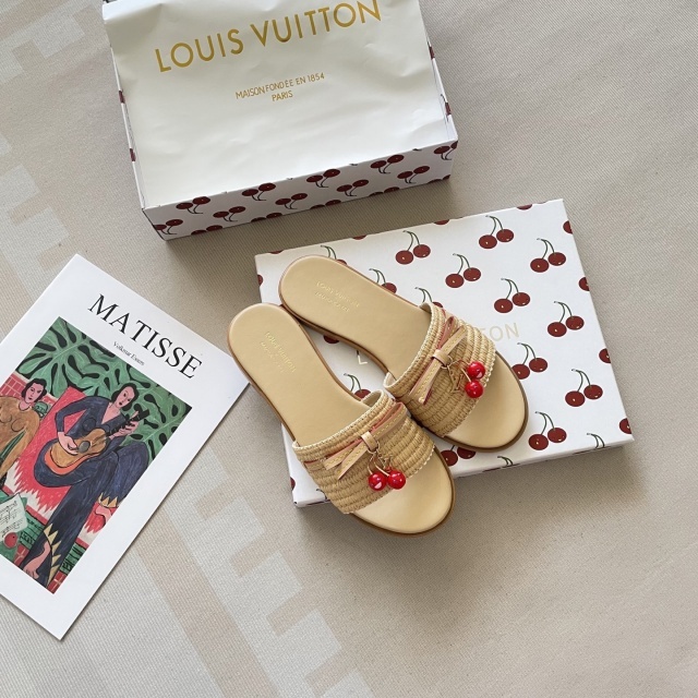 Fashion Cherry Women Casual Flat Sandals