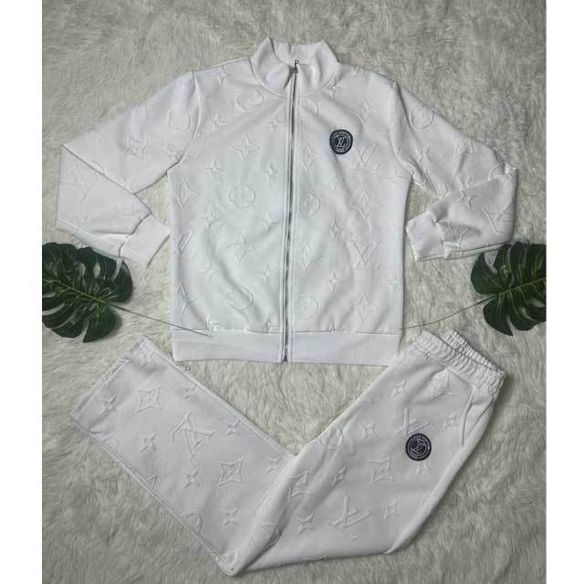 Fashion Embroidery Embossing Fall Tracksuit Set