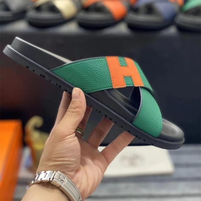 Luxury Fashion Men Casual Flat Slides