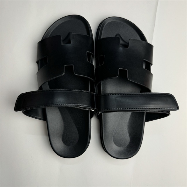 Luxury Fashion Men Velcro Flat Sandals