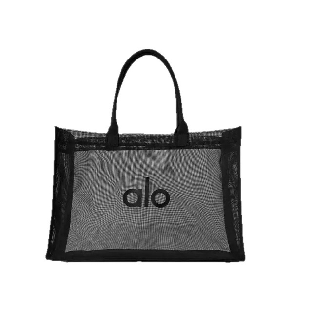 Sheer Mesh Shoulder Hand Bag Gym Bag