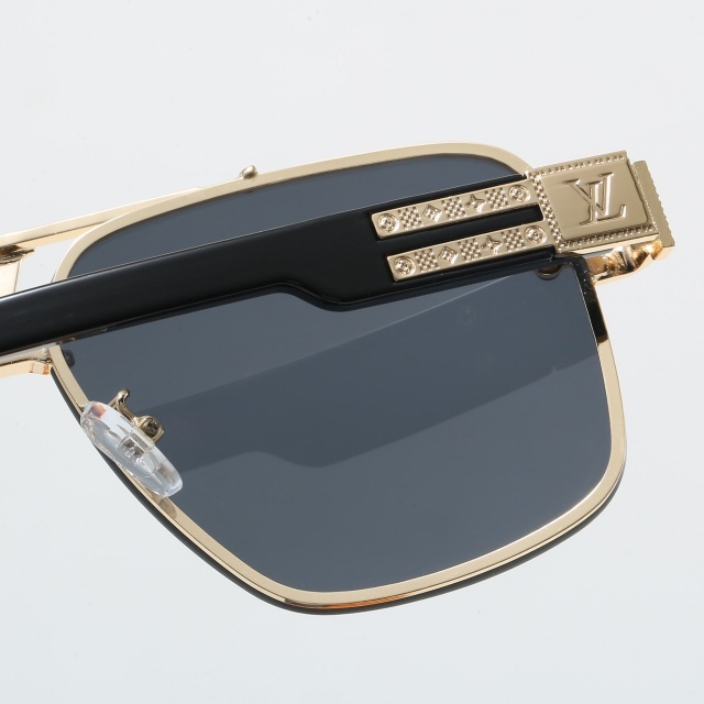 Oversize Metal Frame Unisex Glasses