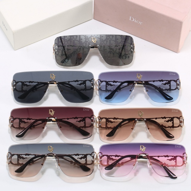 Oversize Onepiece Luxury Design Glasses