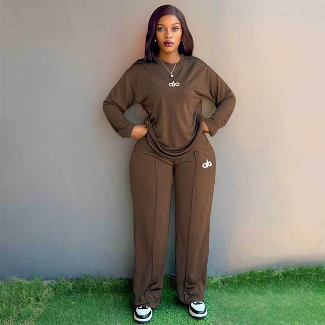 Embroidery Fashion Fall Pants Suit