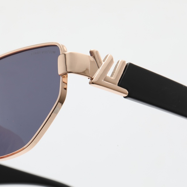 Gradient Color Lens Metal Design Sunglasses