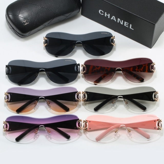 One Piece Frameless Retro Glasses