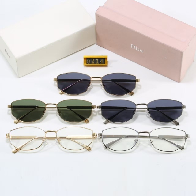 Luxury Design Small Metal Frame Sunglasses